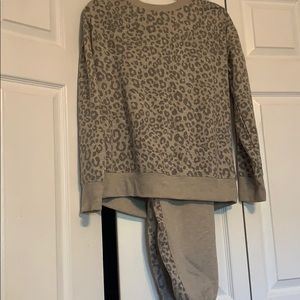 Leopard pajama set